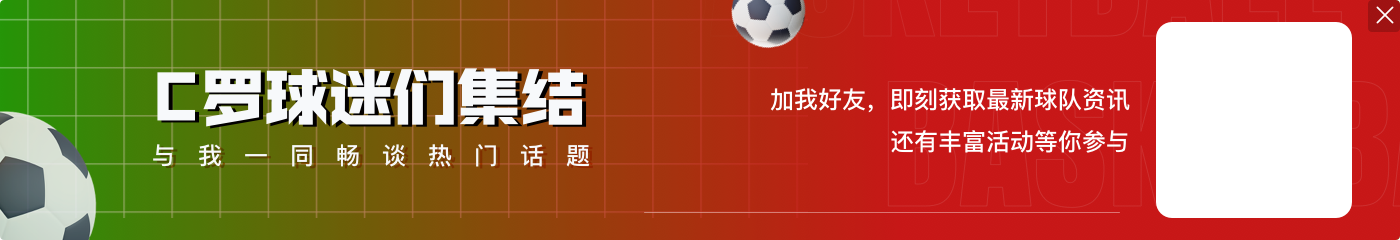 Gala：我认为C罗将参加2026年世界杯 那将是他的最后一支舞